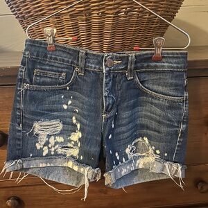 Urban Outfitters Distressed Jean Shorts